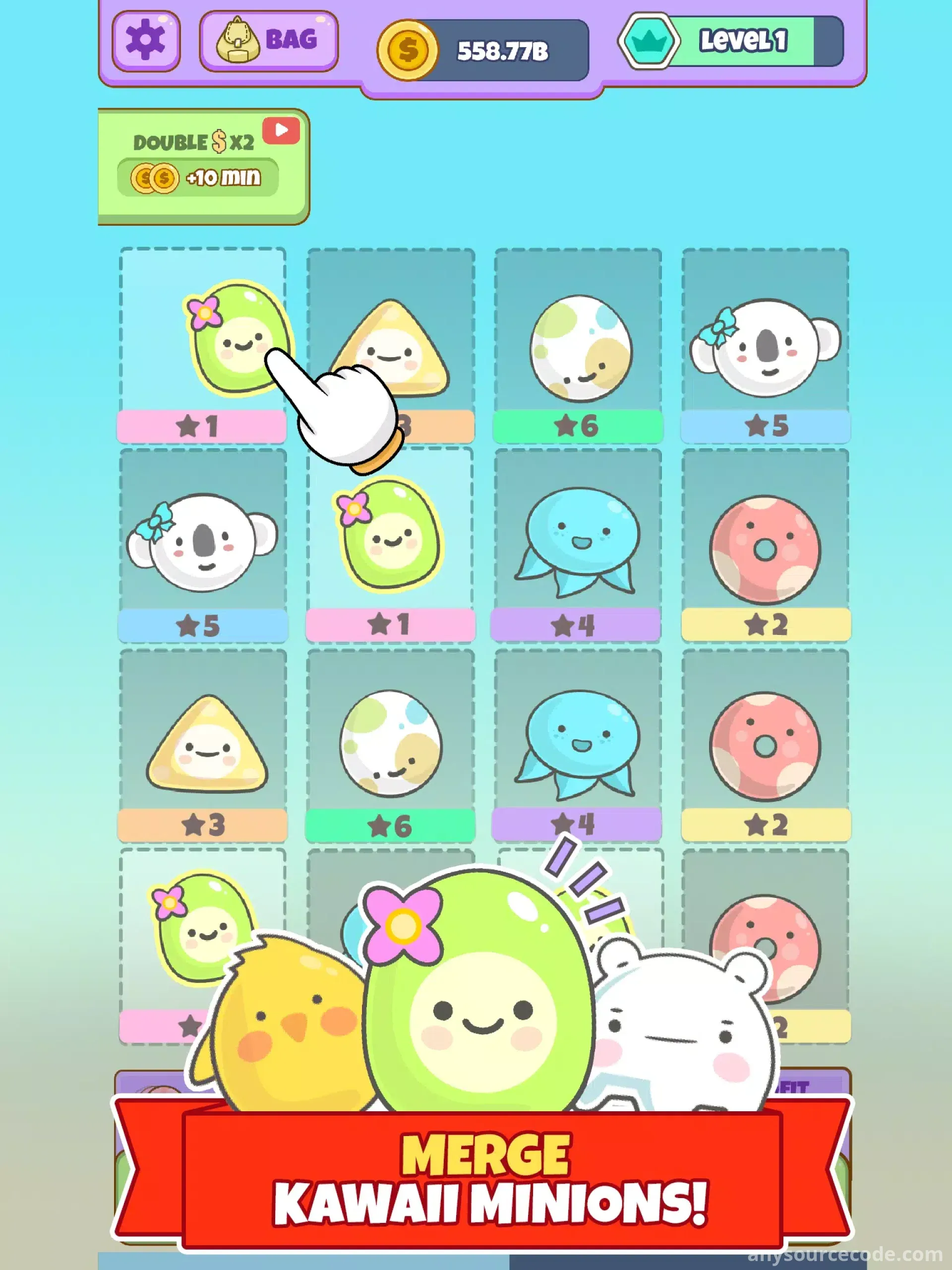 合并小黄人 - 闲置收集