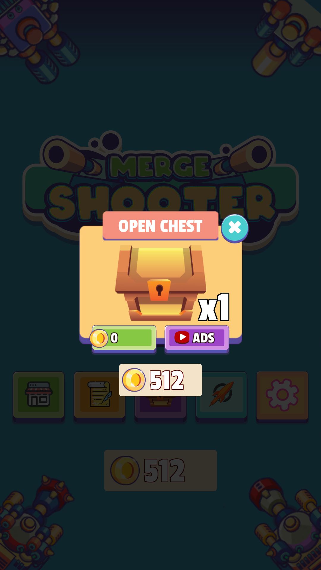 合并射击完整游戏模板