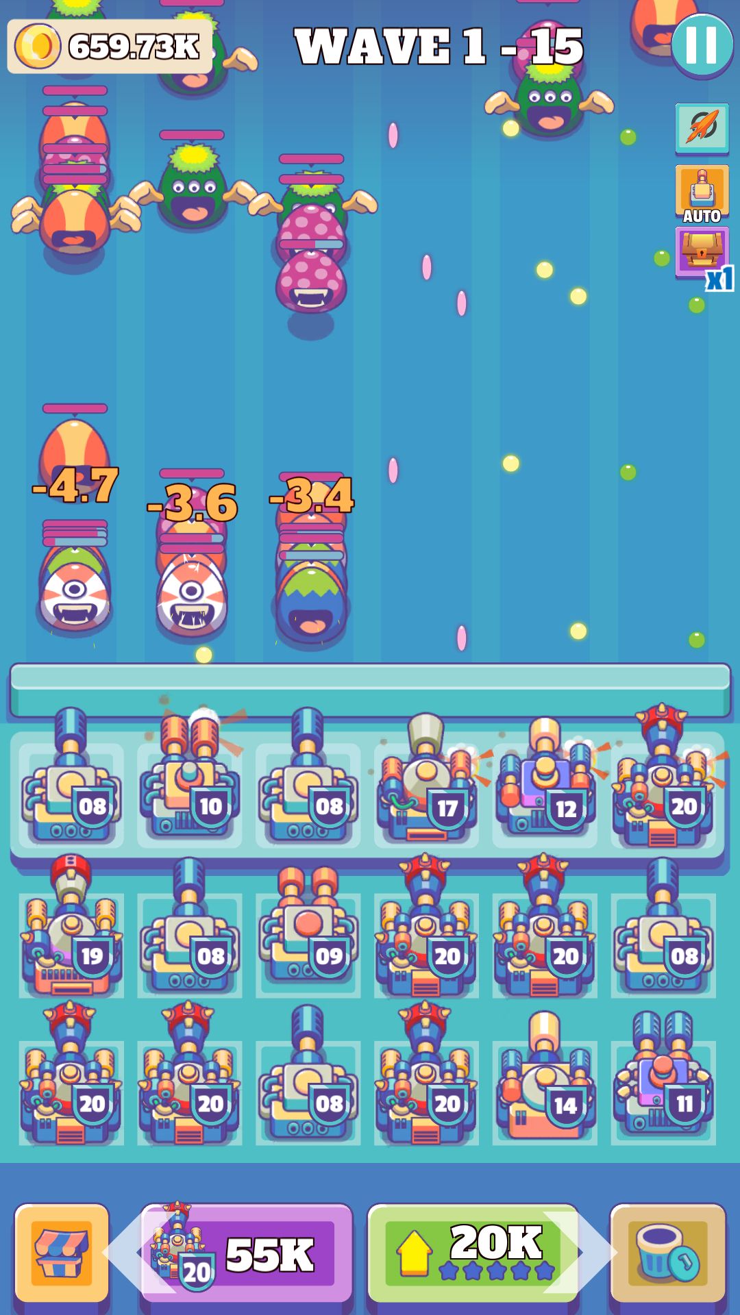 合并射击完整游戏模板