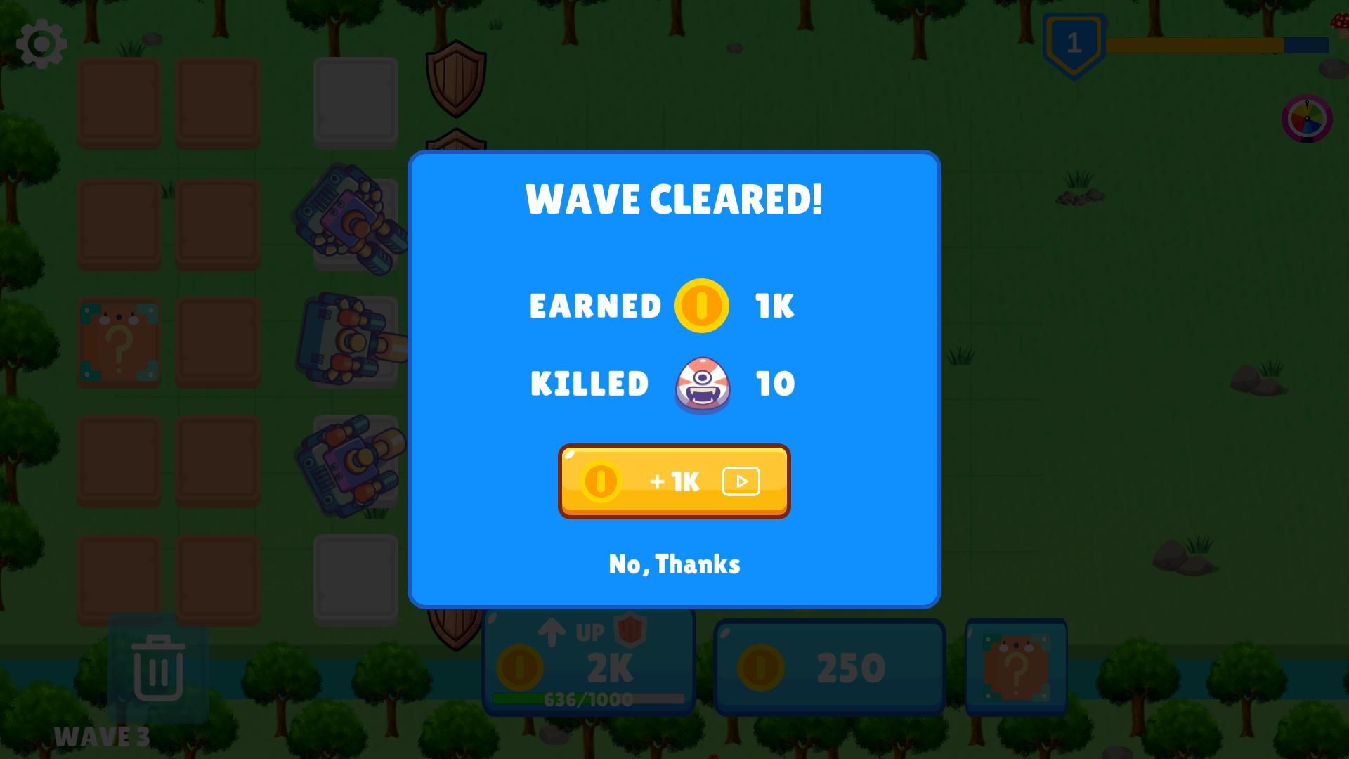 合并炮塔怪物防御