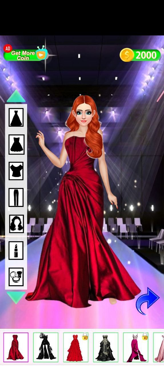 时尚模特应用模板