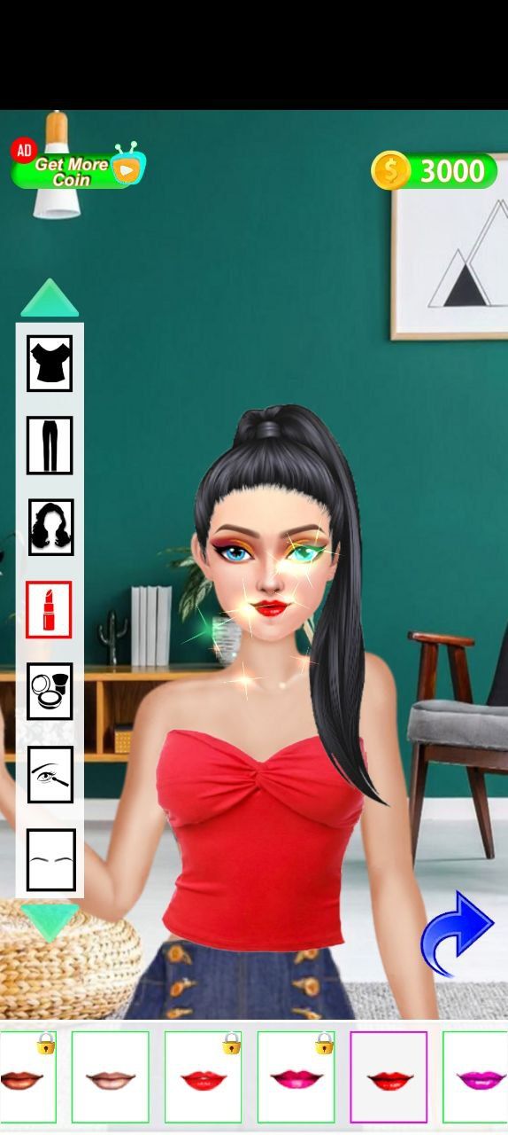 时尚模特应用模板