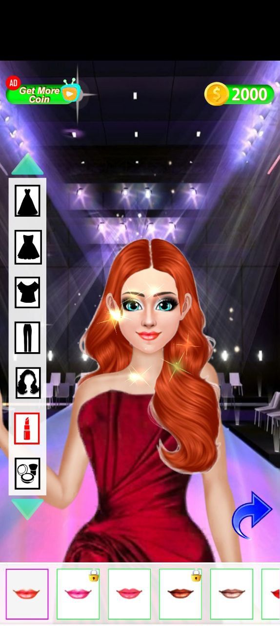 时尚模特应用模板