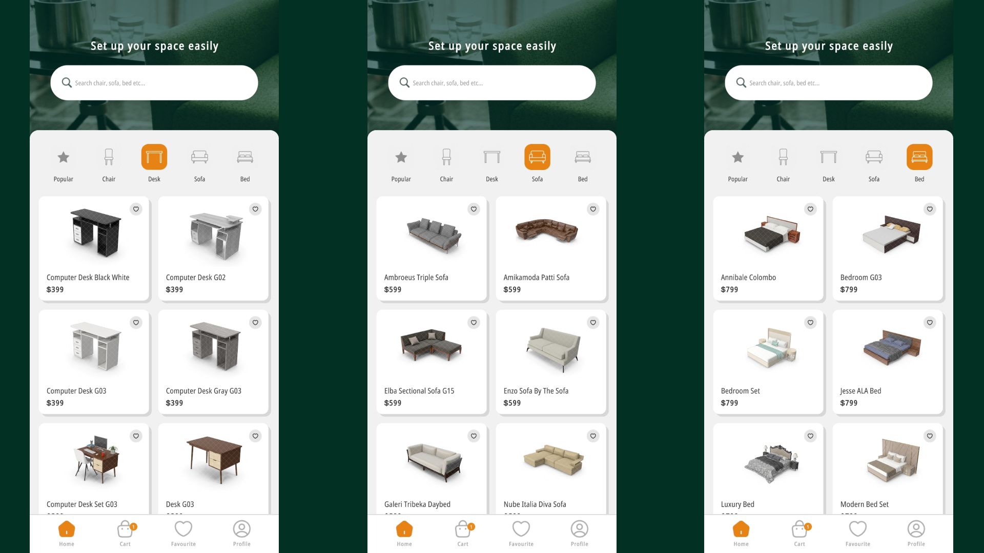 现代AR家具购物Unity模板