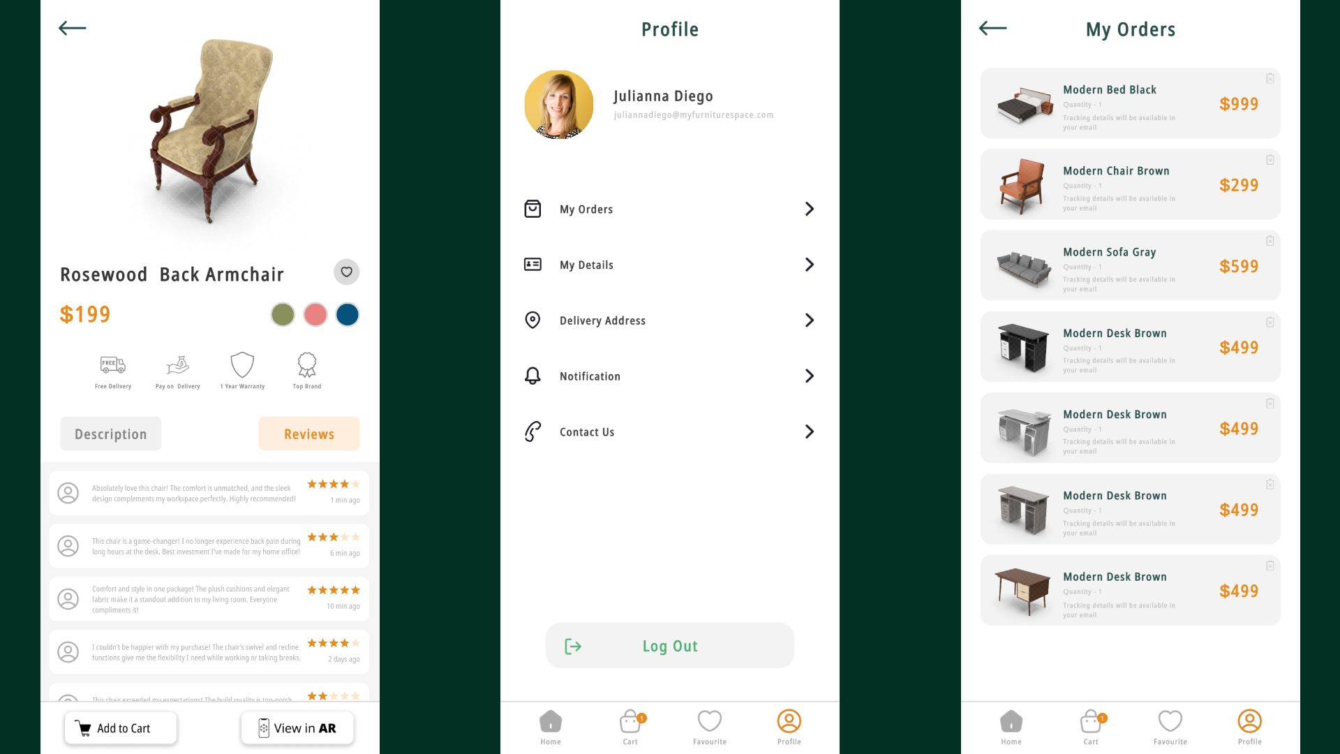 现代AR家具购物Unity模板