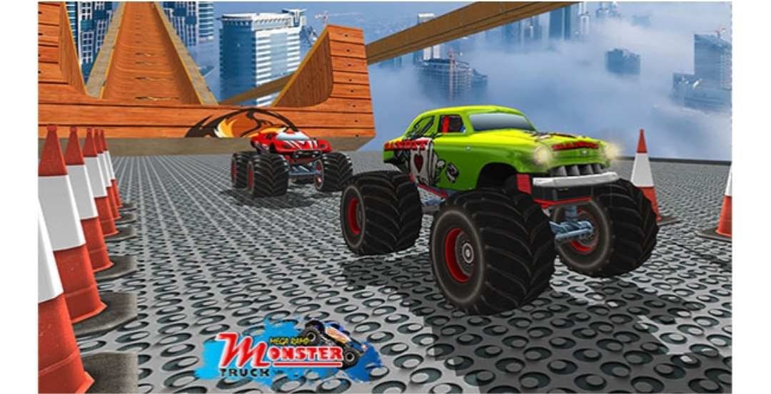 3D怪物卡车特技游戏