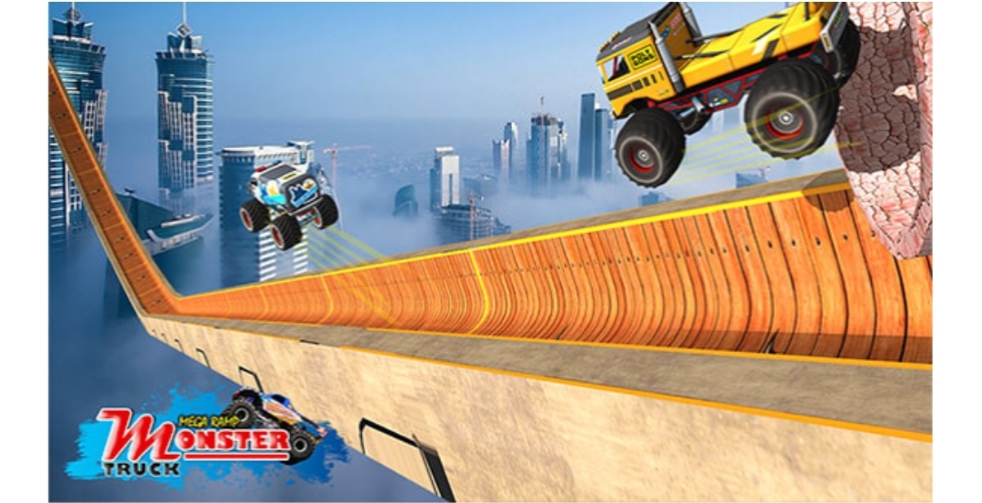 3D怪物卡车特技游戏