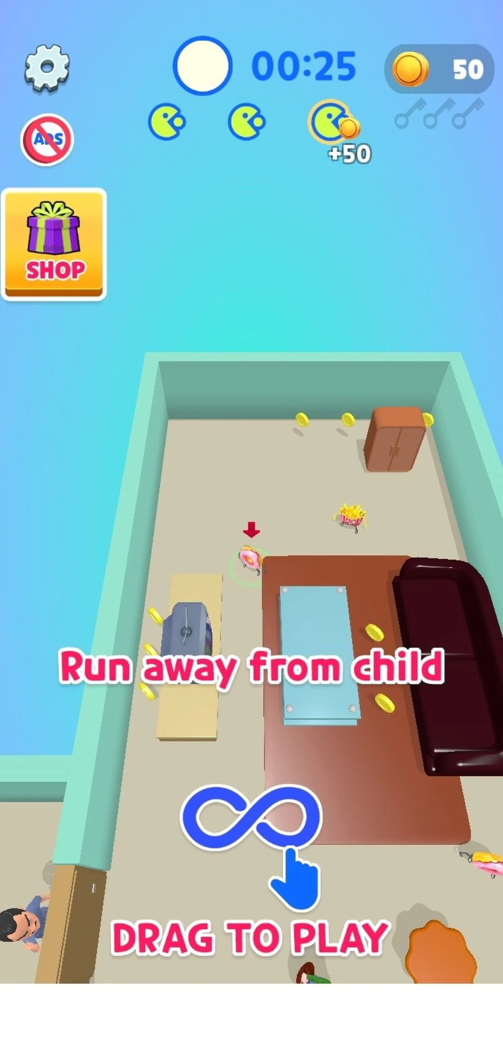 更多零食！捉迷藏