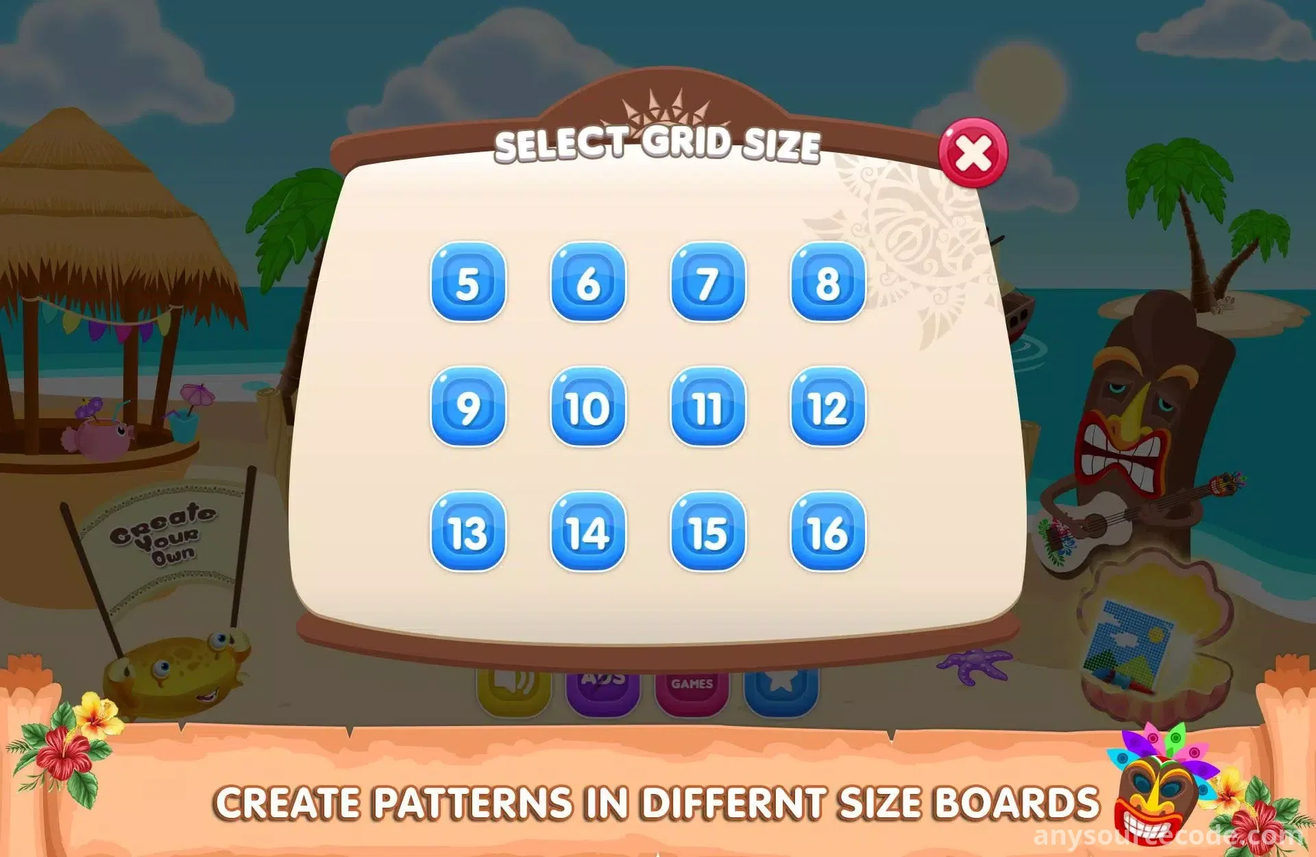 马赛克珠子拼图 - 哈马艺术