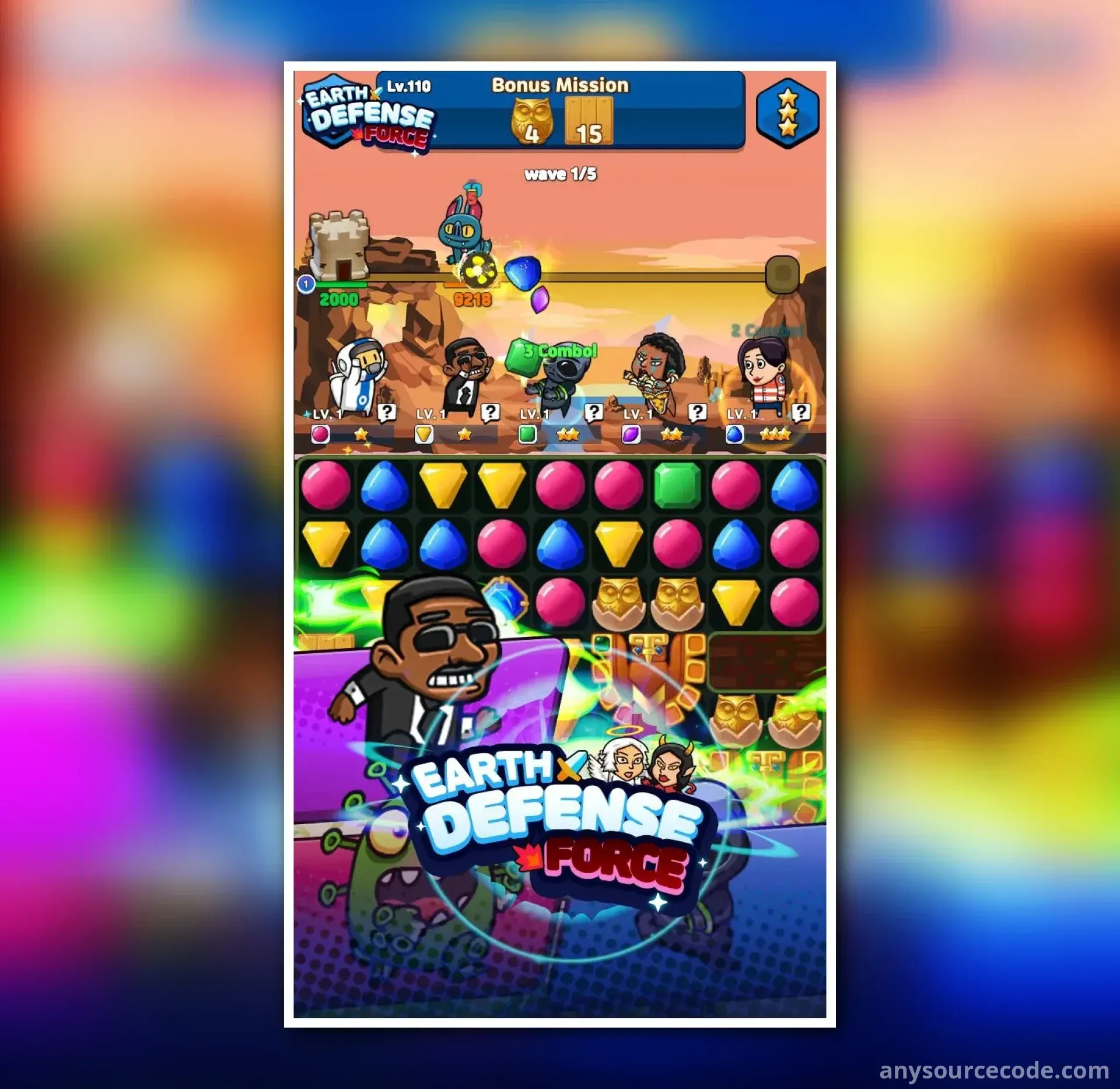 神秘守护者 | 地球防御 - 三消谜题