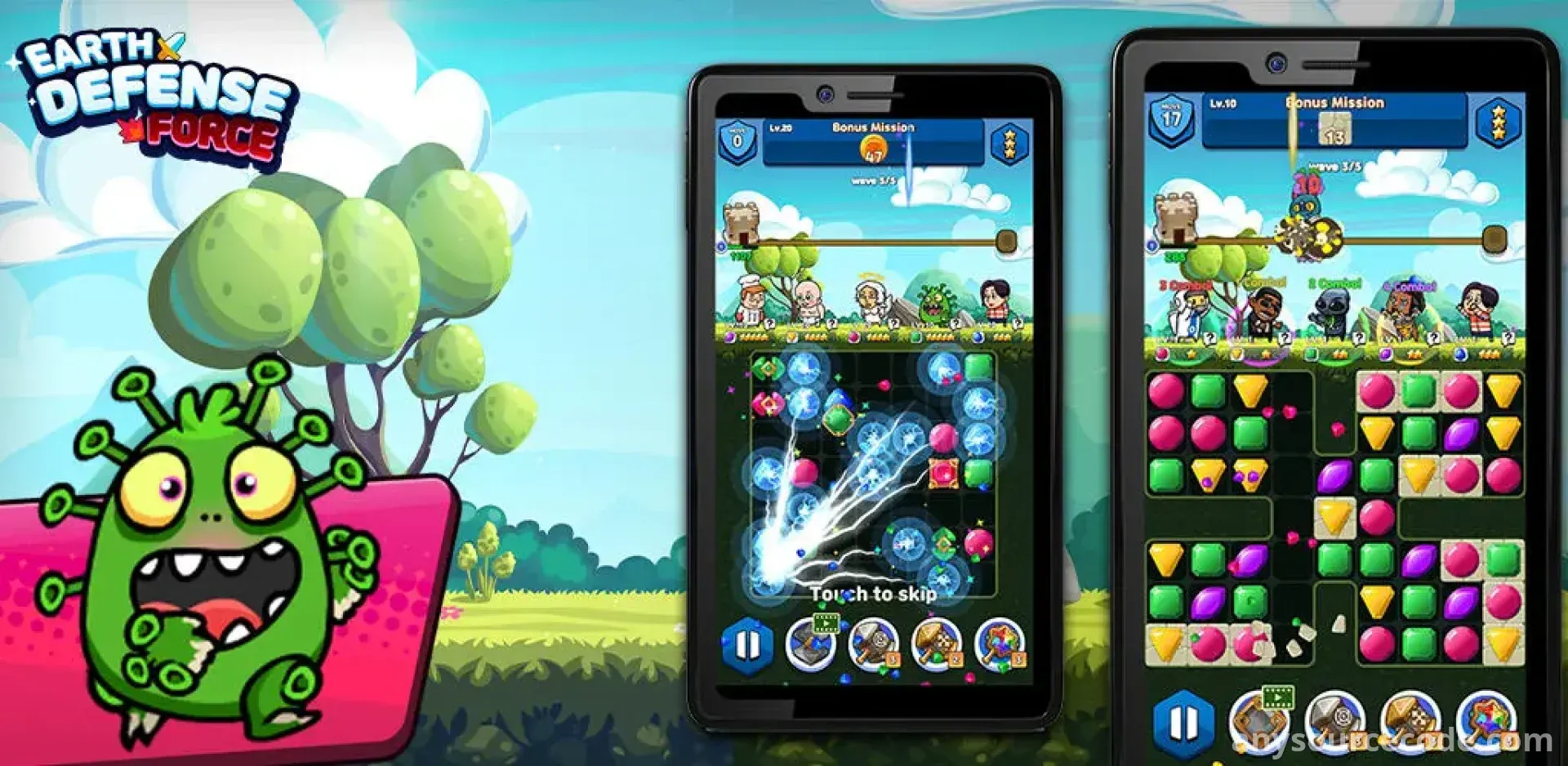 神秘守护者 | 地球防御 - 三消谜题