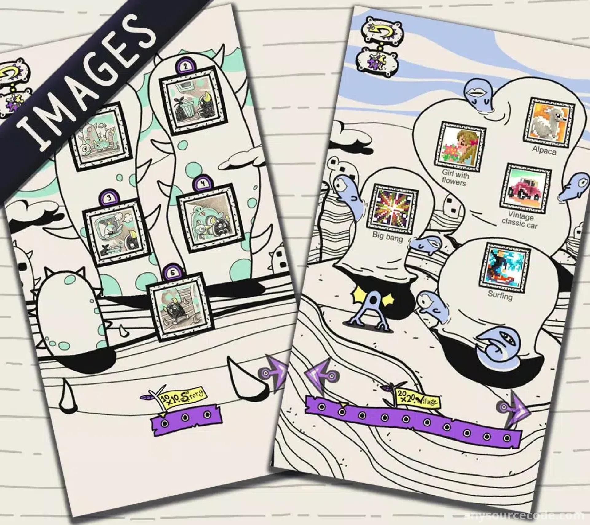 像素逻辑谜题 - 绘图逻辑拼图游戏