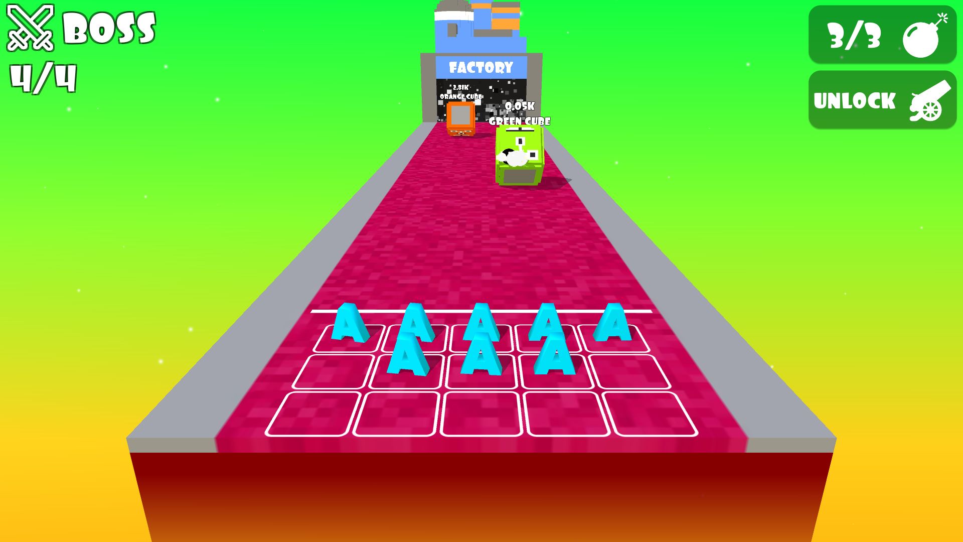 数字攻击游戏模板