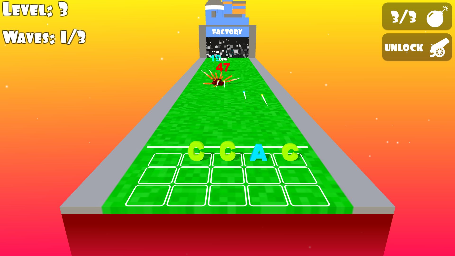 数字攻击游戏模板