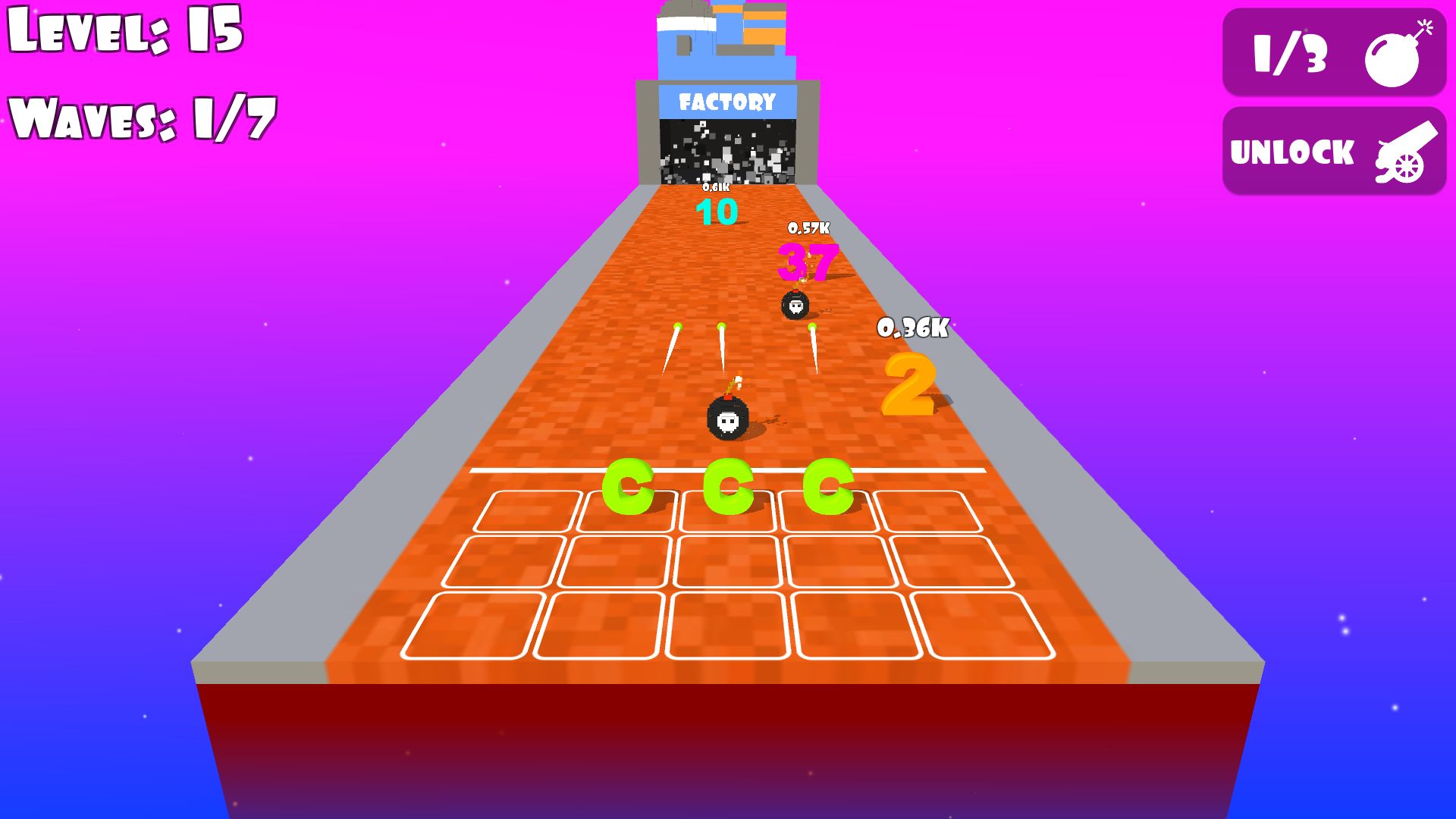 数字攻击游戏模板