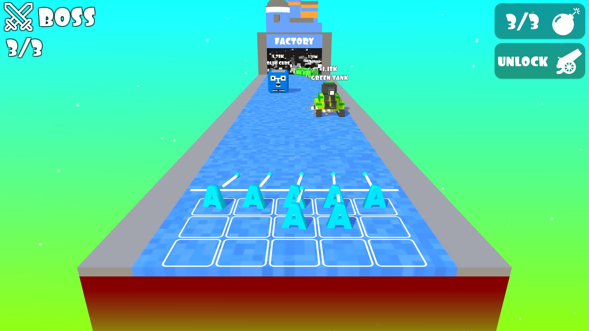 数字攻击游戏模板