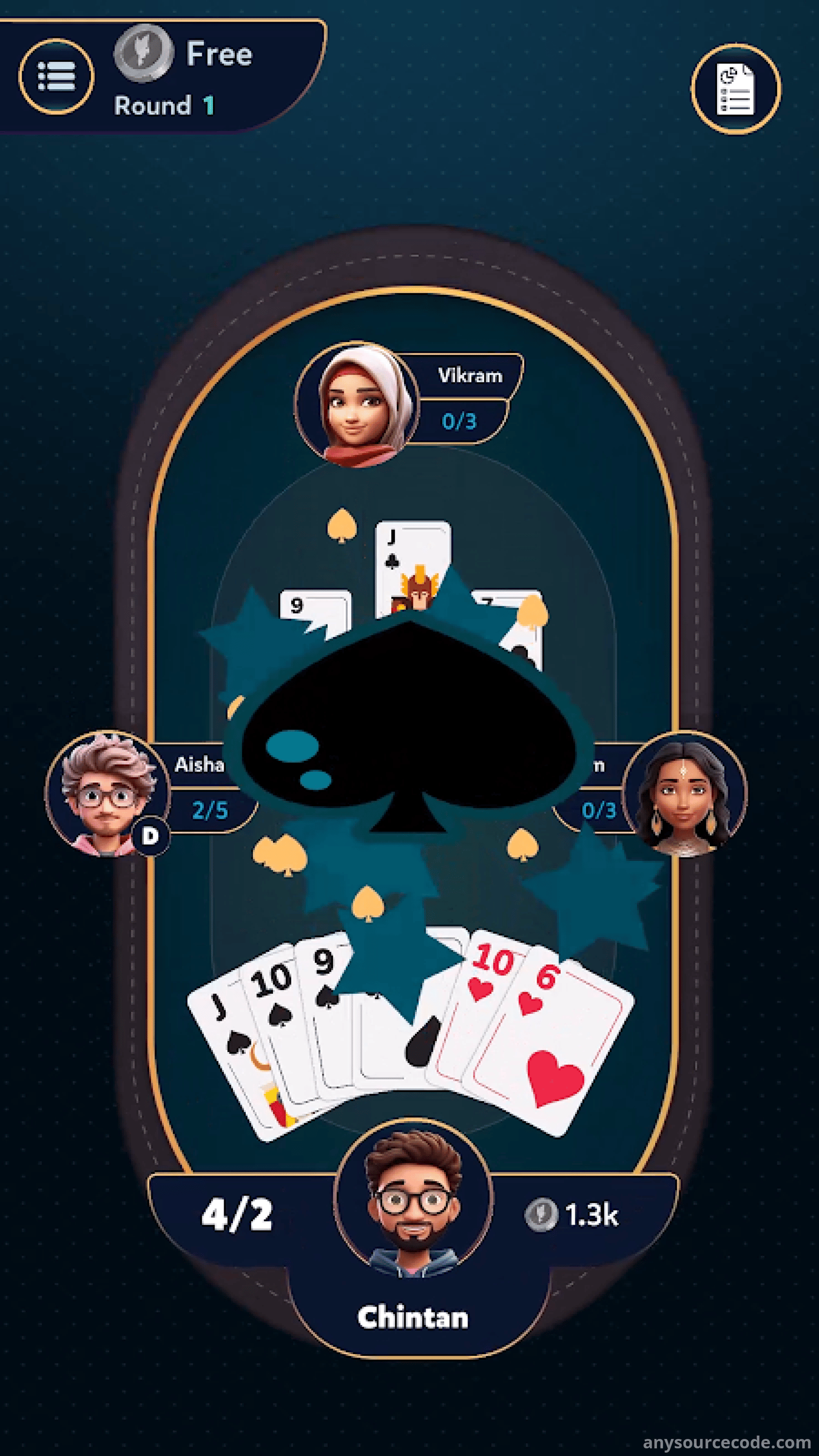 离线黑桃牌游戏 | 赌场游戏