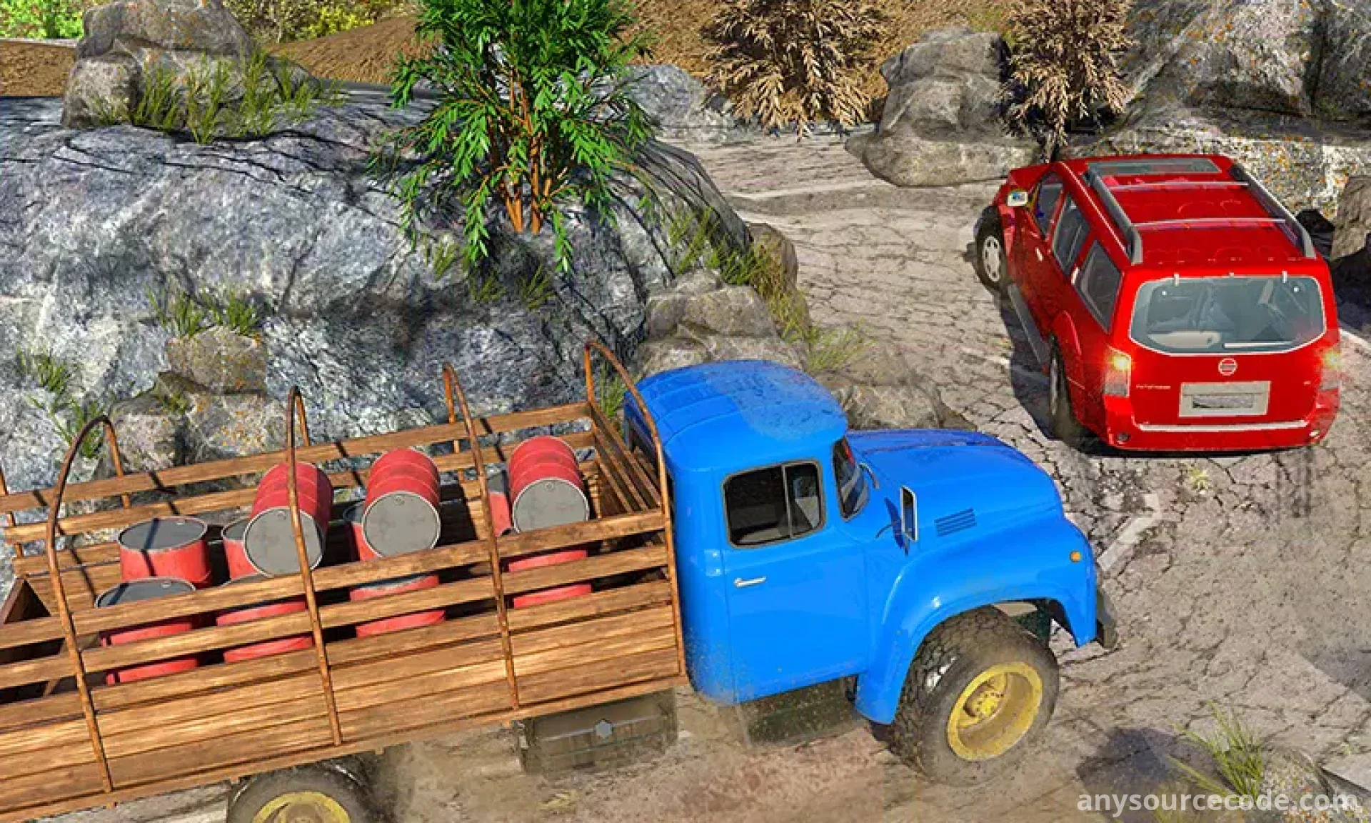 越野长途卡车模拟 - 越野四轮吉普车驾驶