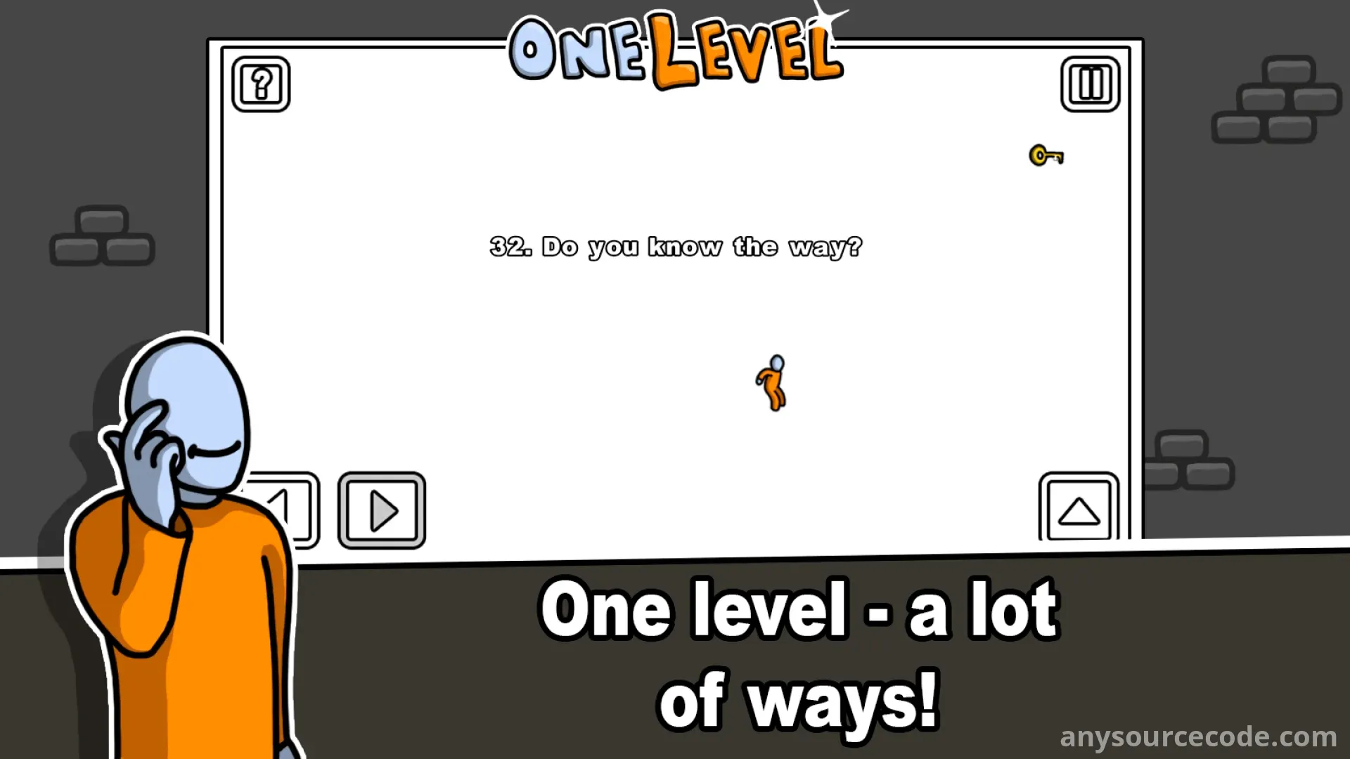 一级：火柴人越狱