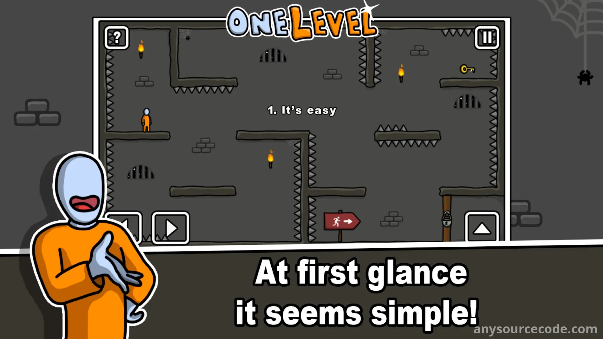 一级：火柴人越狱