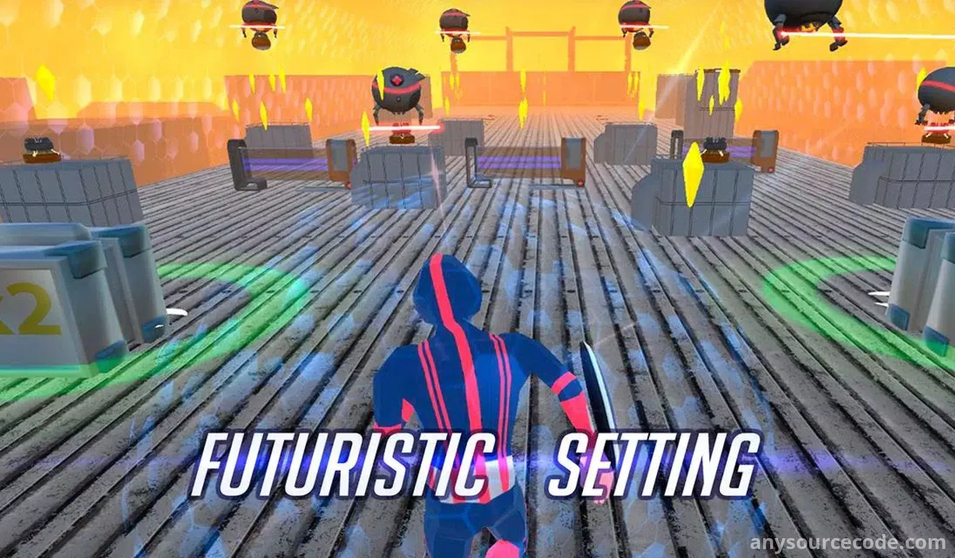 3D跑酷 - 机器人跑酷2049