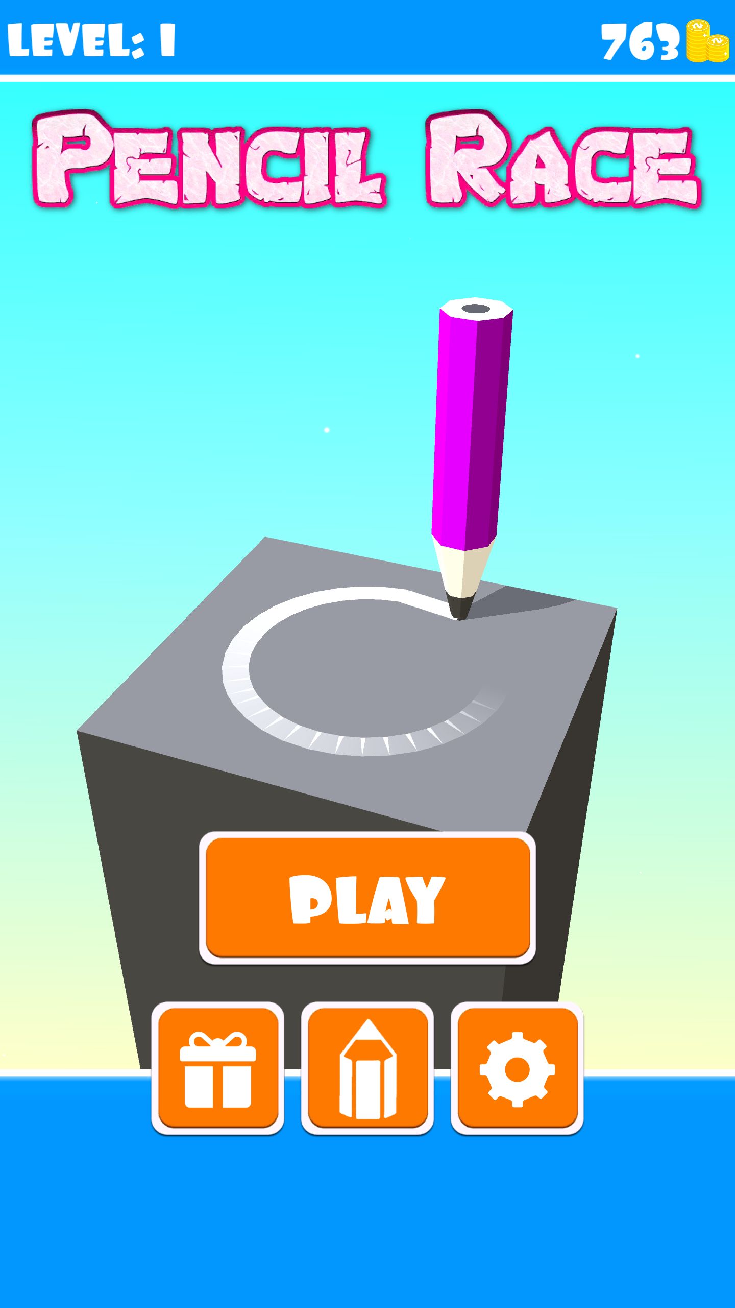 铅笔竞赛游戏模板