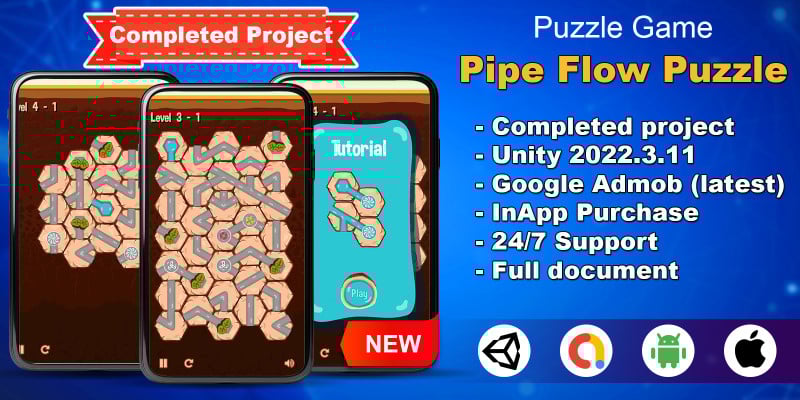 管道水流谜题Admob