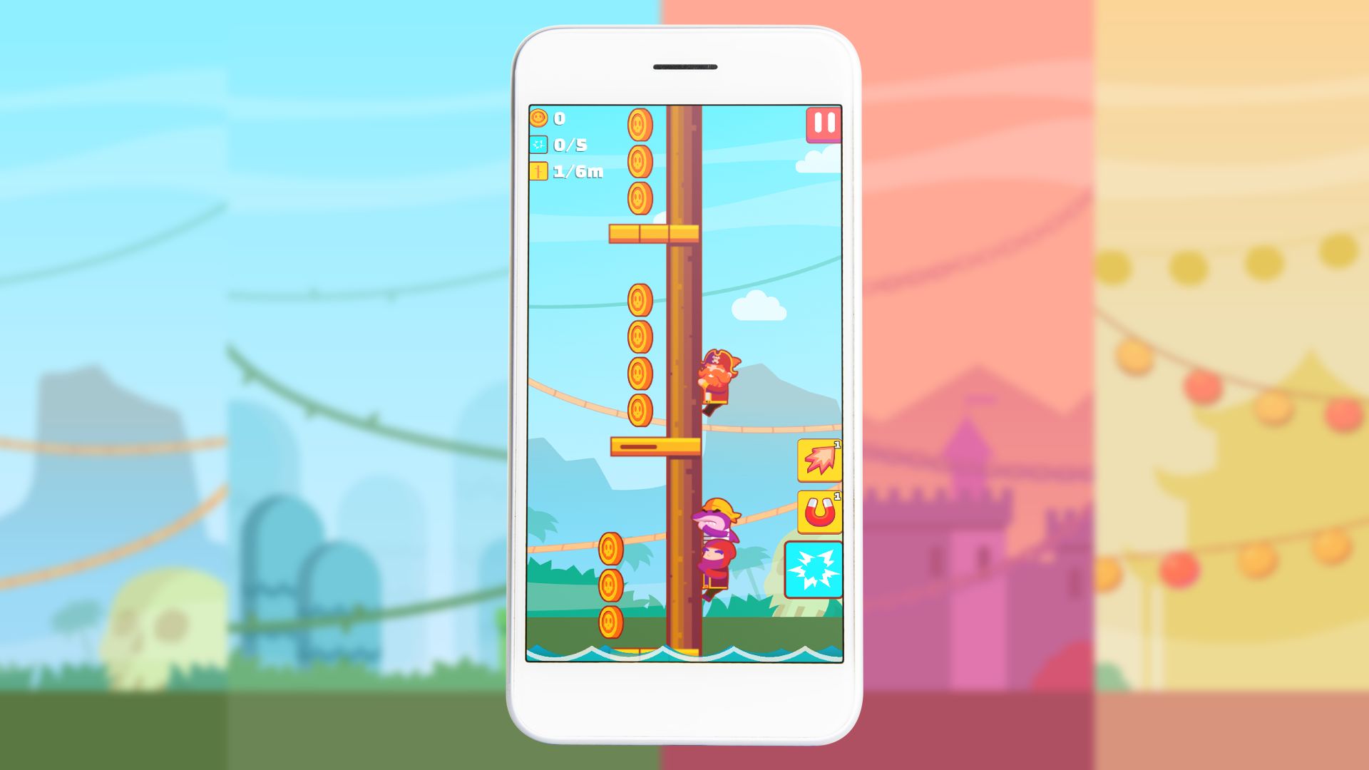 趣味海盗竞赛游戏模板