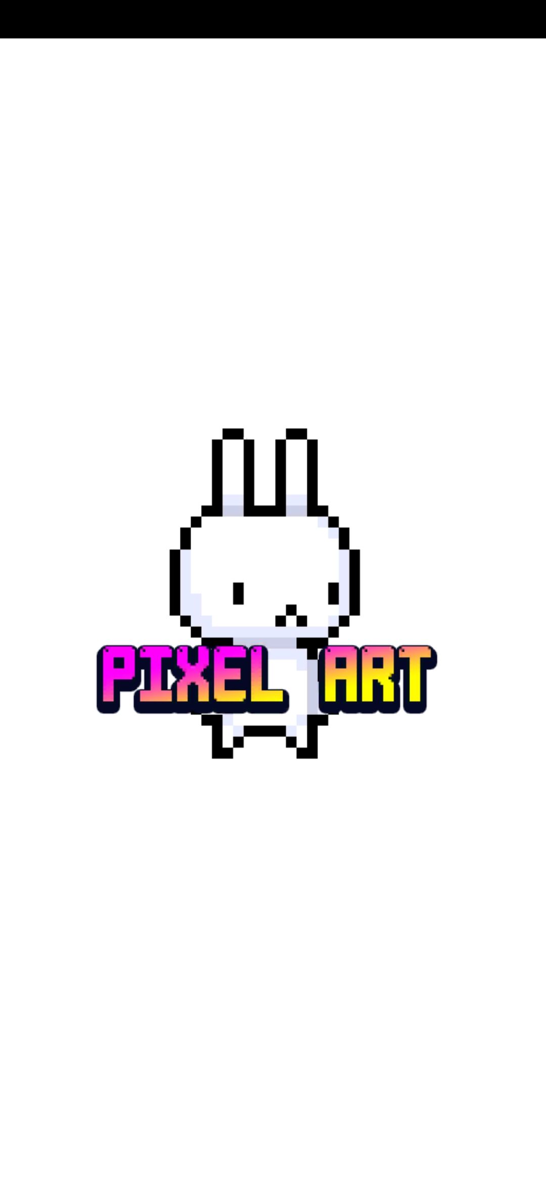 像素艺术数字填色模板