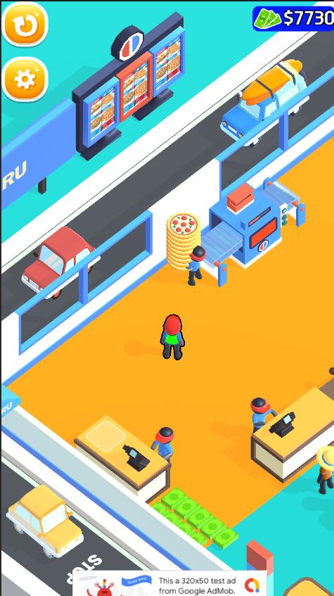 3D闲置披萨制作美食游戏