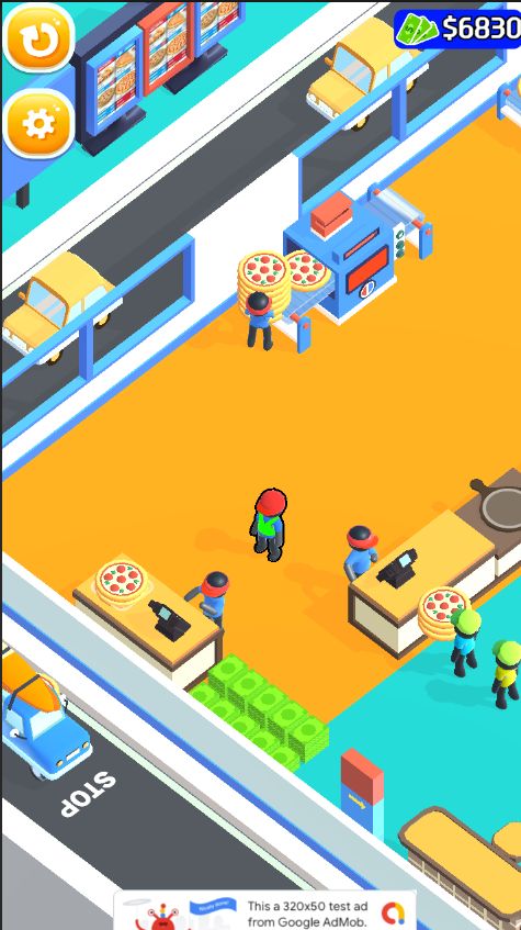 3D闲置披萨制作美食游戏