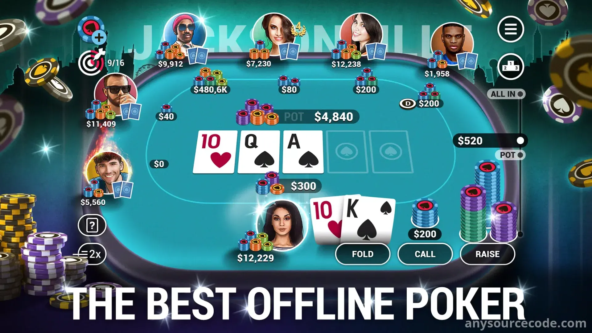 扑克世界：离线德州扑克