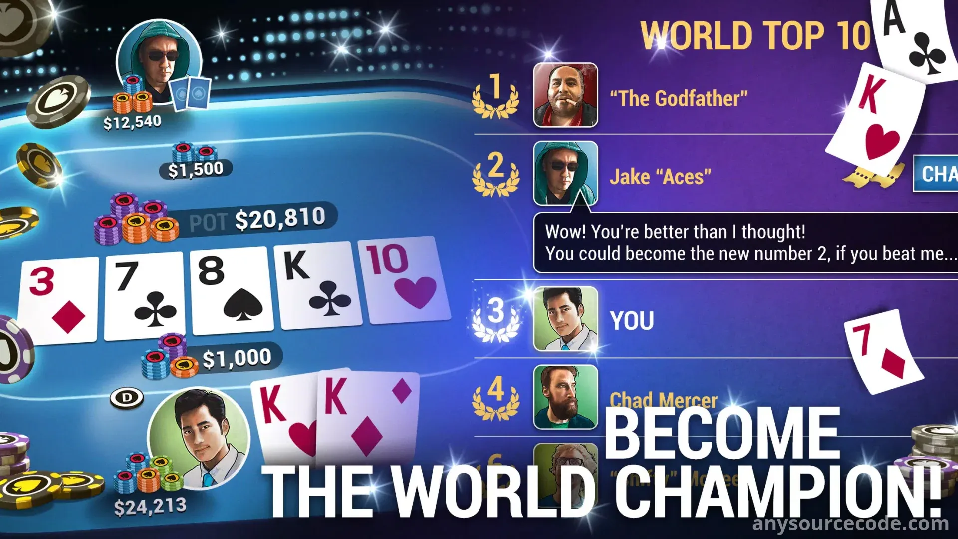 扑克世界：离线德州扑克