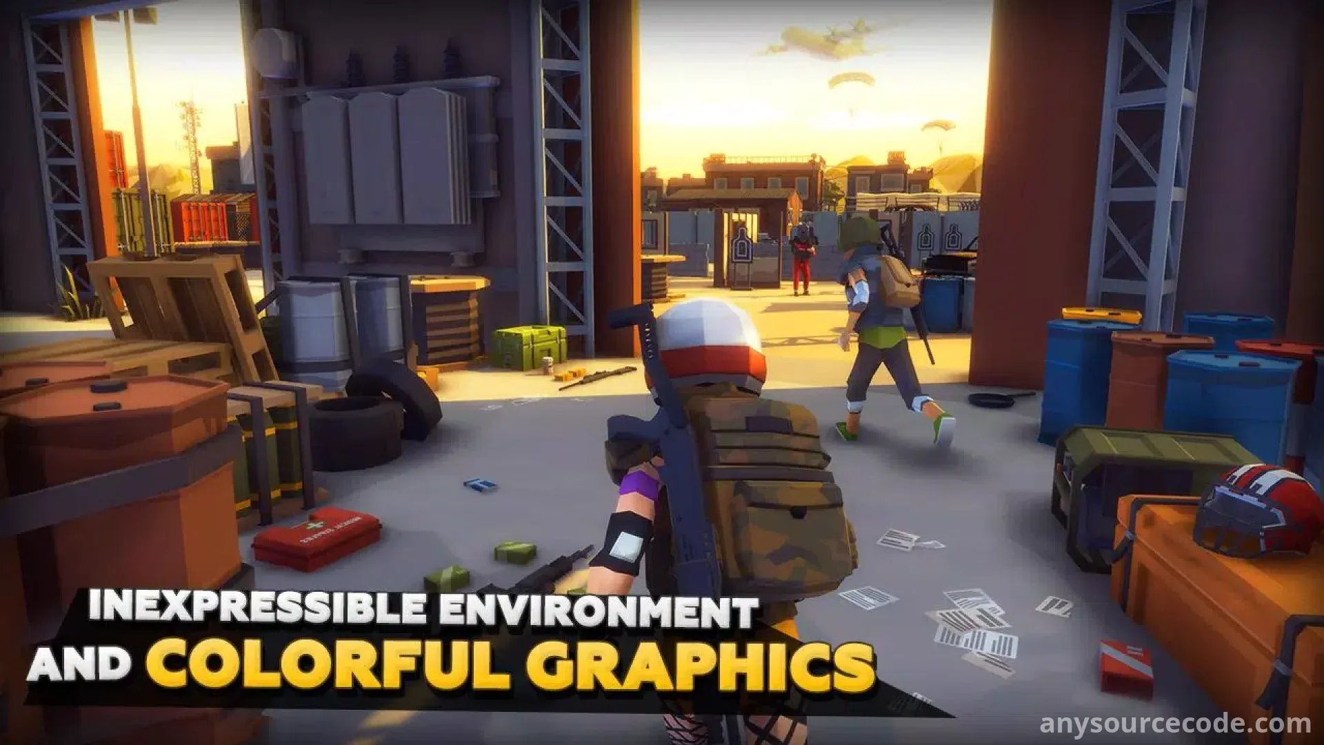 传奇勋章僵尸生存 - 多边形大逃杀：战场