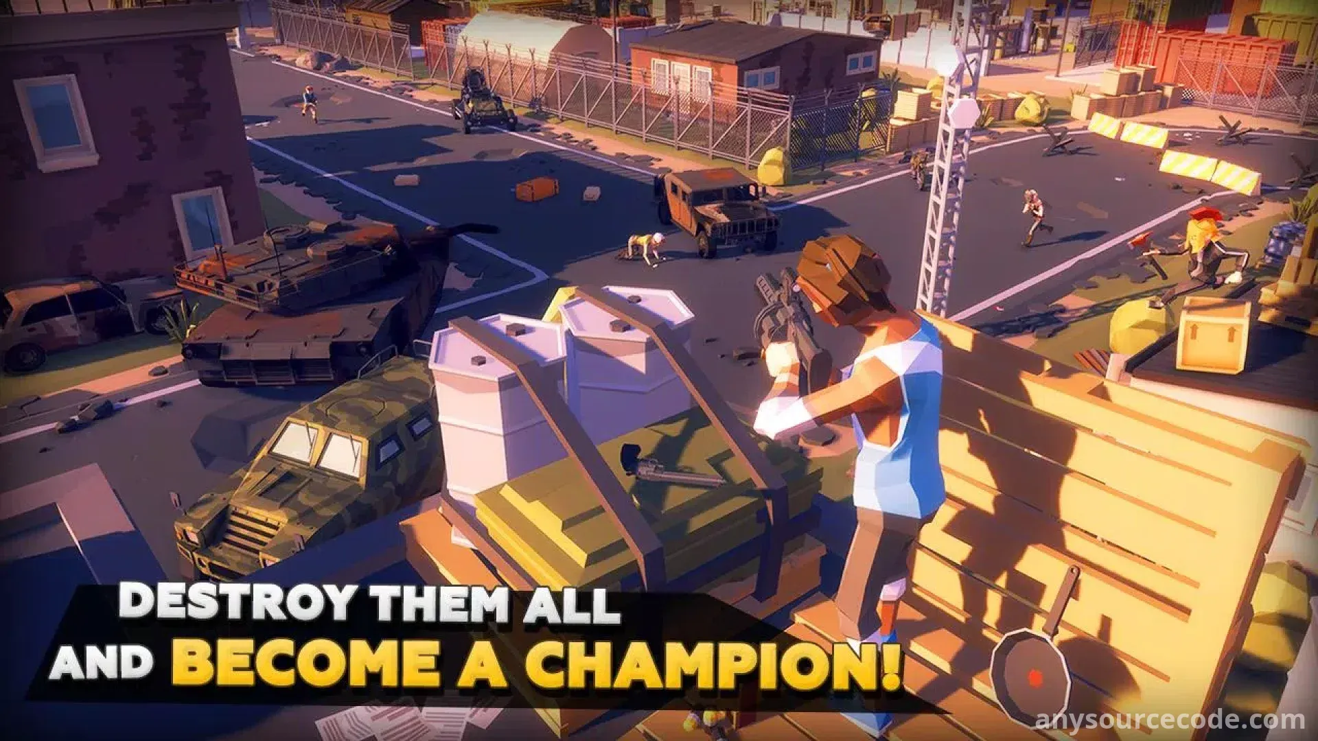 传奇勋章僵尸生存 - 多边形大逃杀：战场