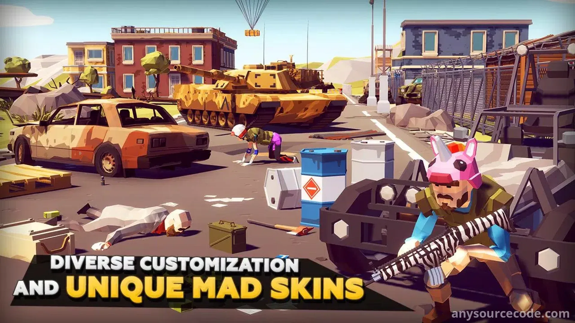 传奇勋章僵尸生存 - 多边形大逃杀：战场