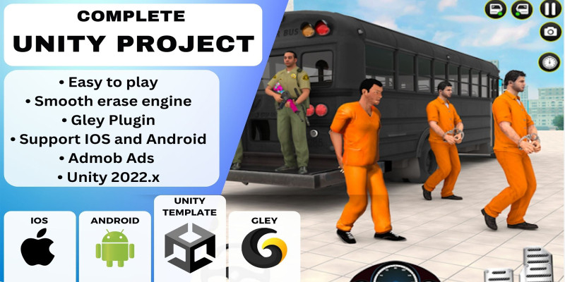 监狱巴士模拟与格利（注：“Gley”可能是特定名称，若有更准确背景信息可更精准翻译）