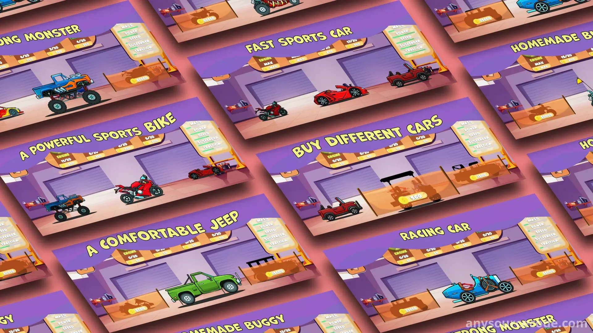 画线赛车 - 爬坡