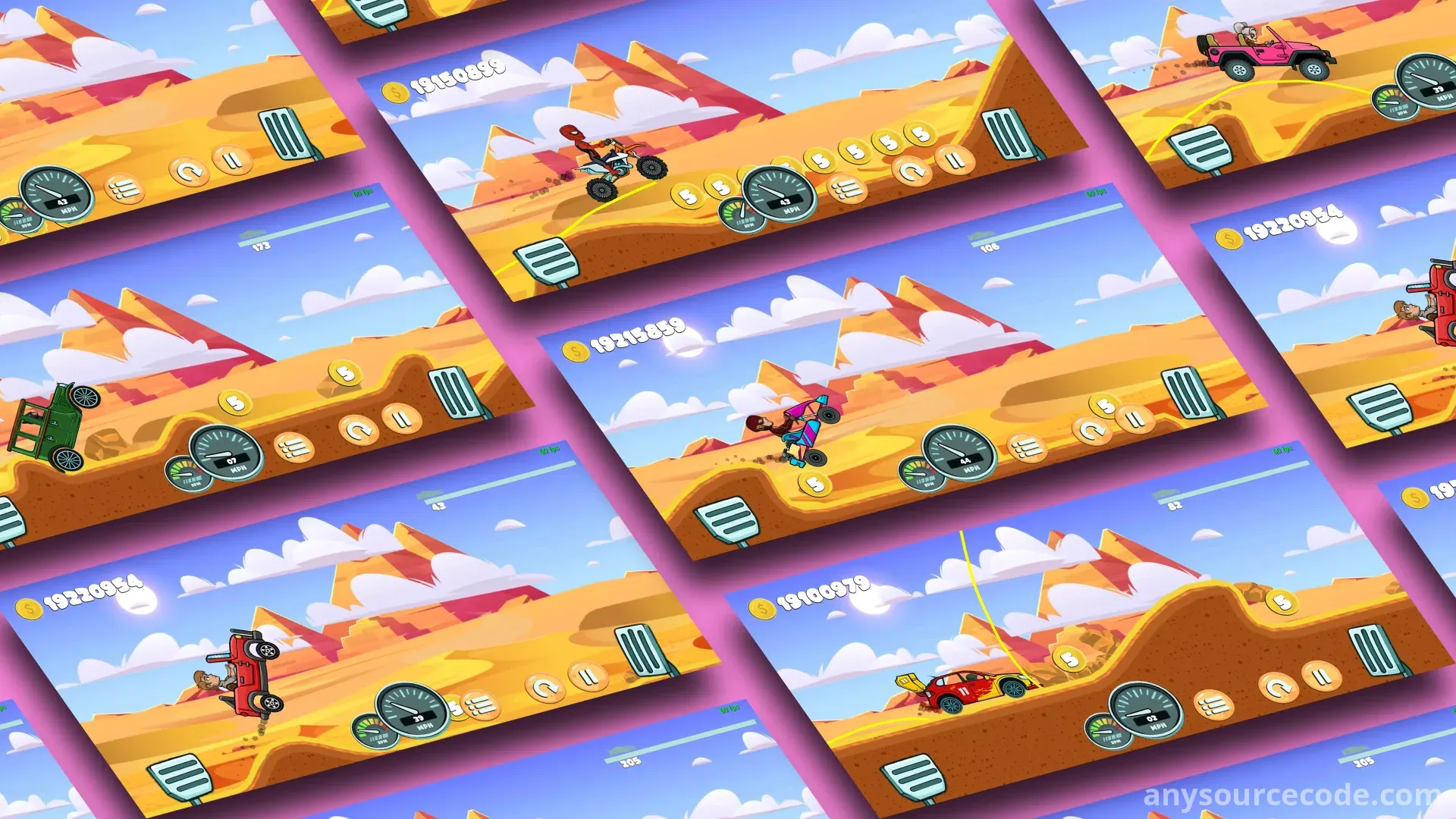 画线赛车 - 爬坡