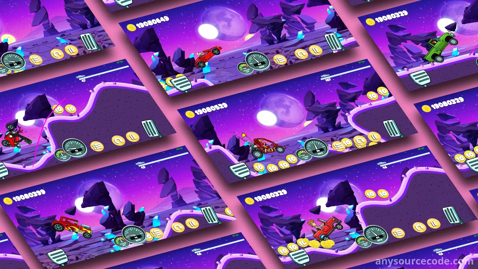 画线赛车 - 爬坡