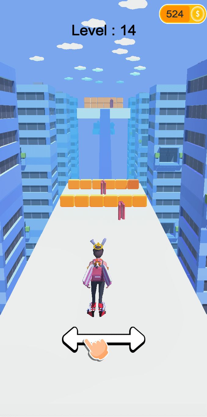 转轮奔跑者模板