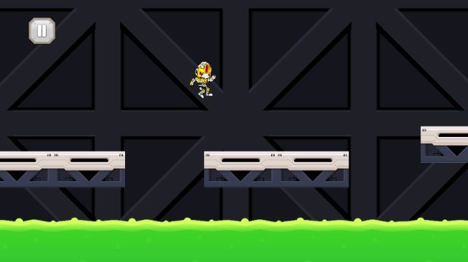 机器人奔跑实验