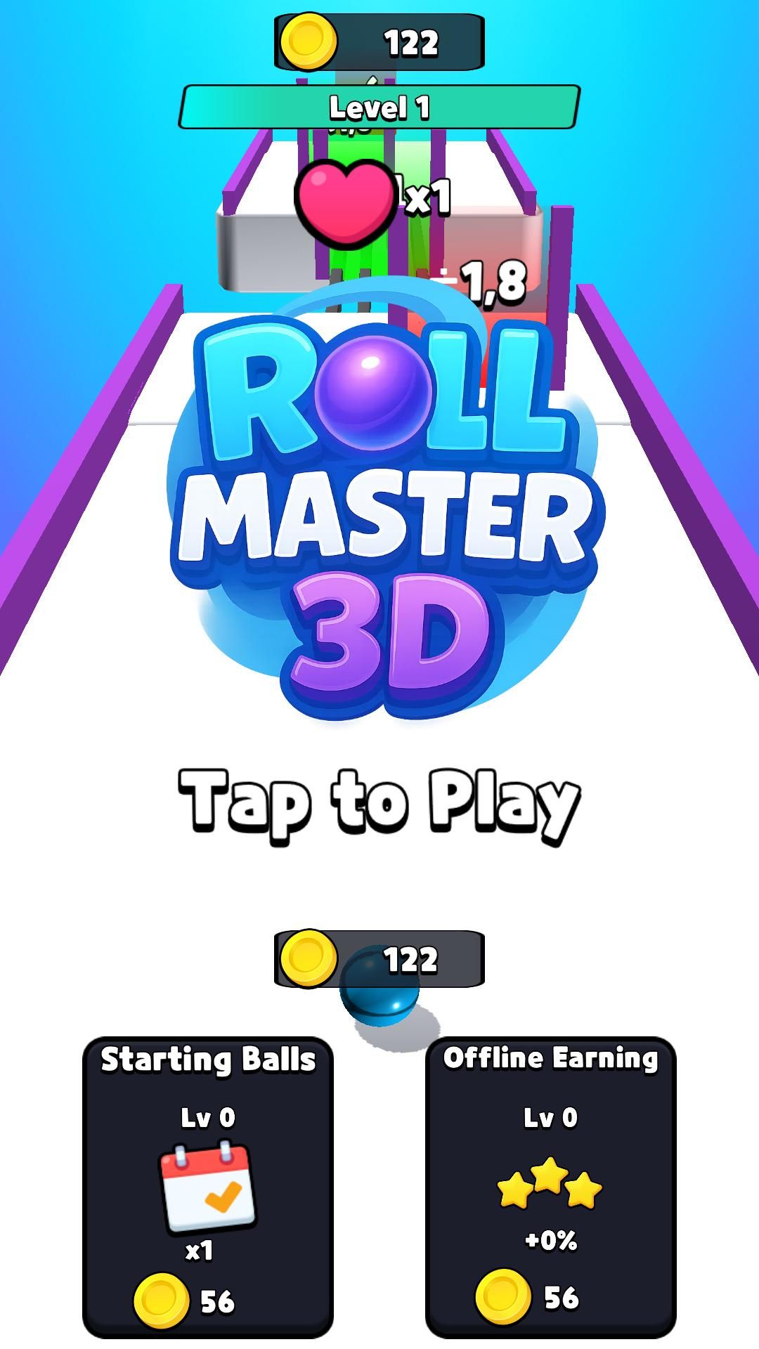 3D滚动大师休闲超休闲手游