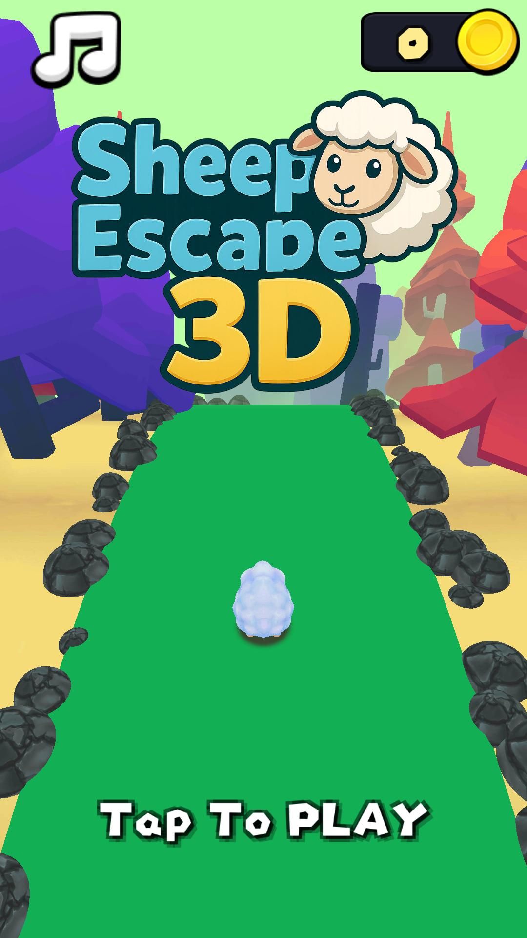 3D休闲手机游戏《绵羊逃脱》