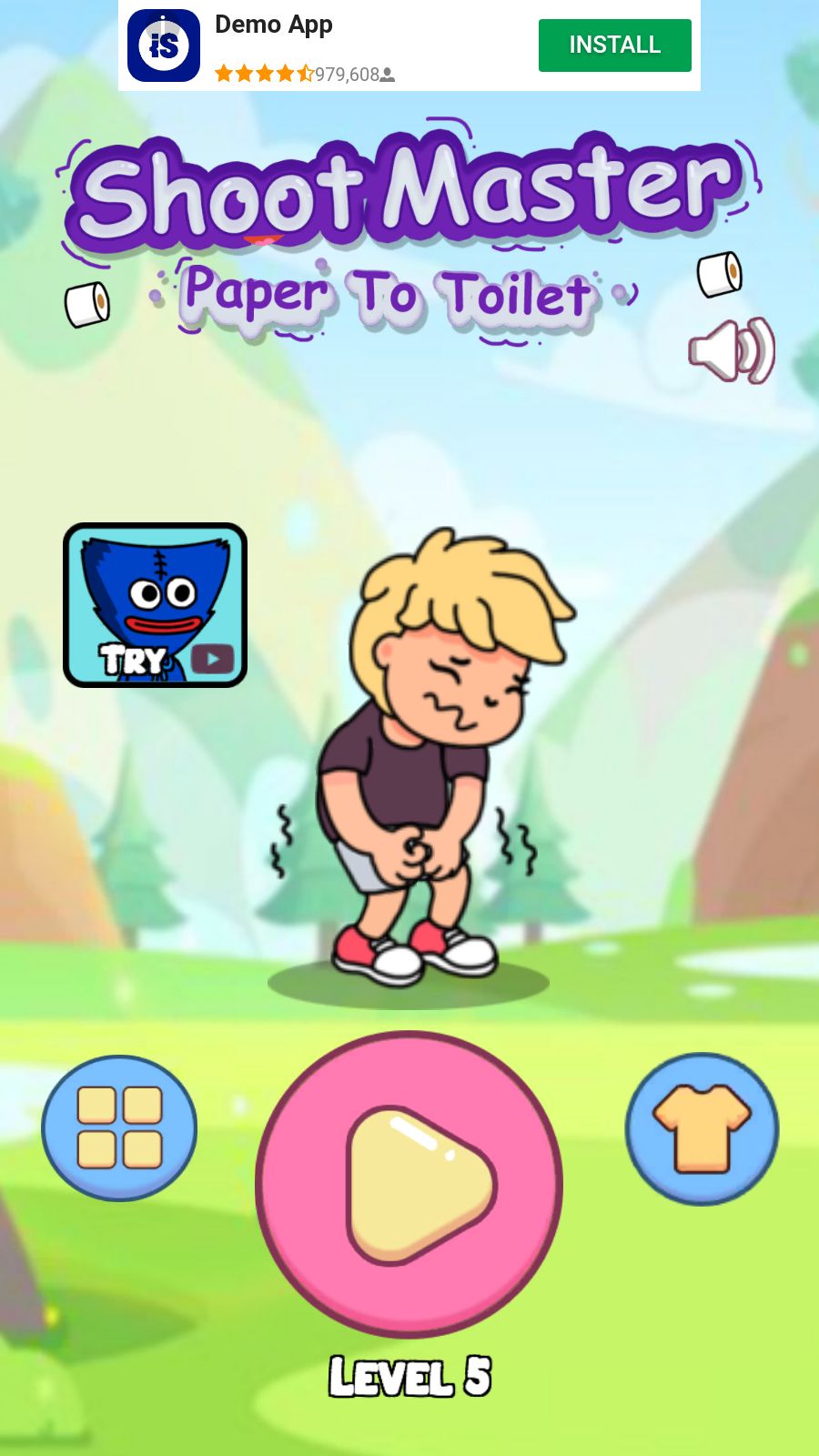 射击大师：厕纸大战（注：“Ironsource”一般是游戏开发相关平台名，这里不做重点翻译处理）