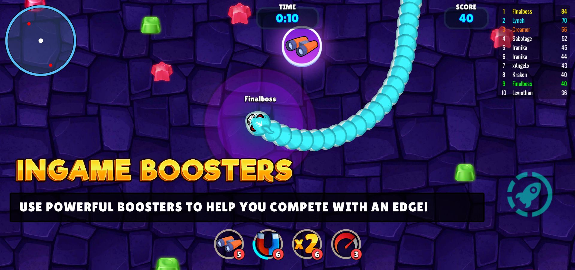 《贪吃蛇大战》完整游戏模板