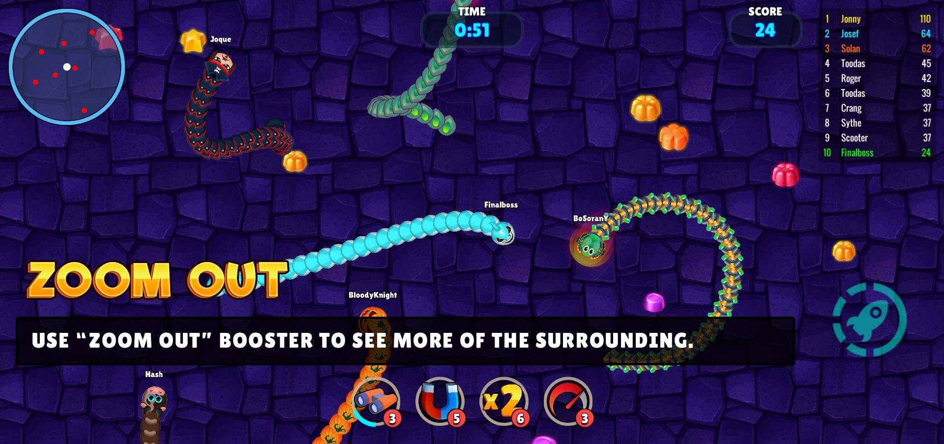 《贪吃蛇大战》完整游戏模板