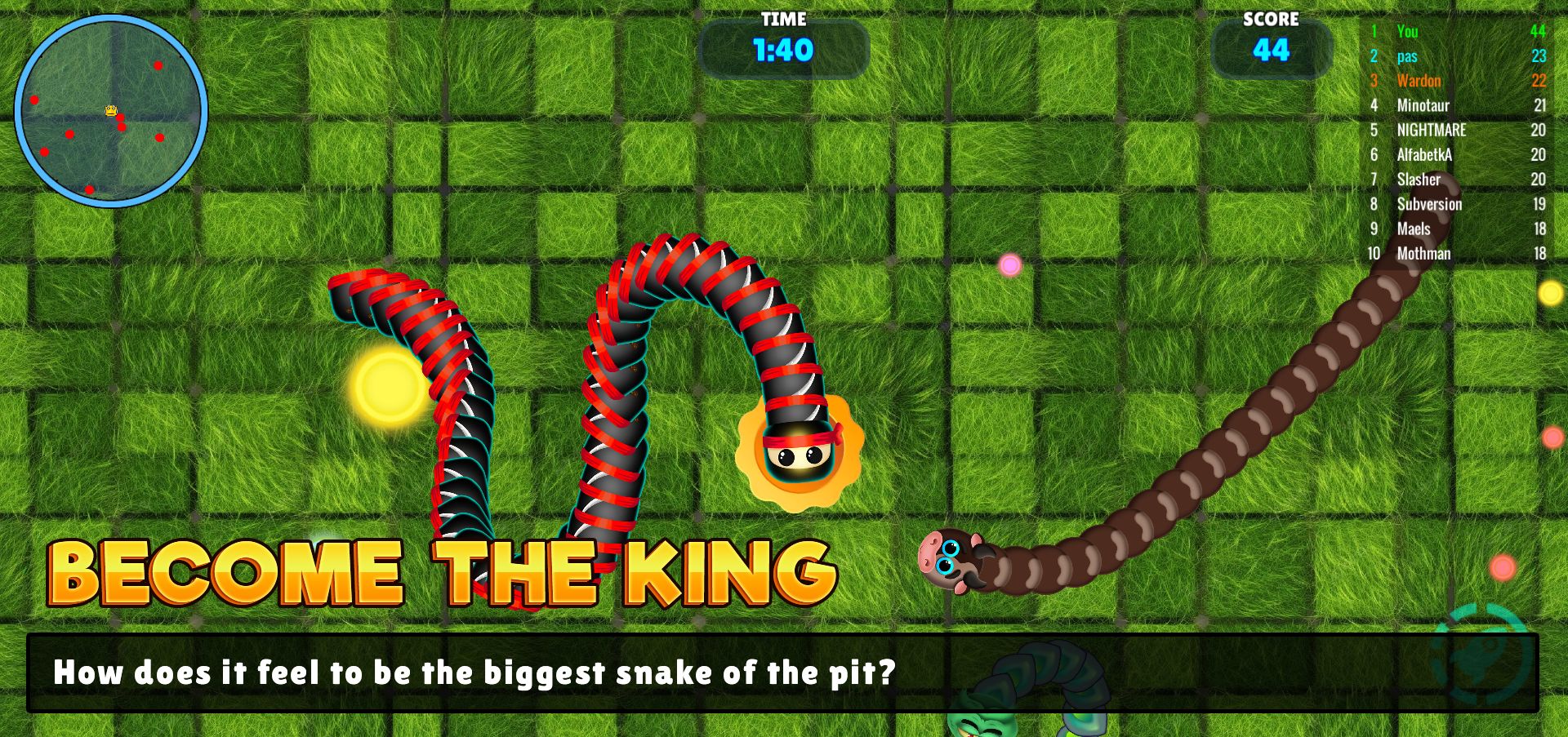 《贪吃蛇大战》完整游戏模板