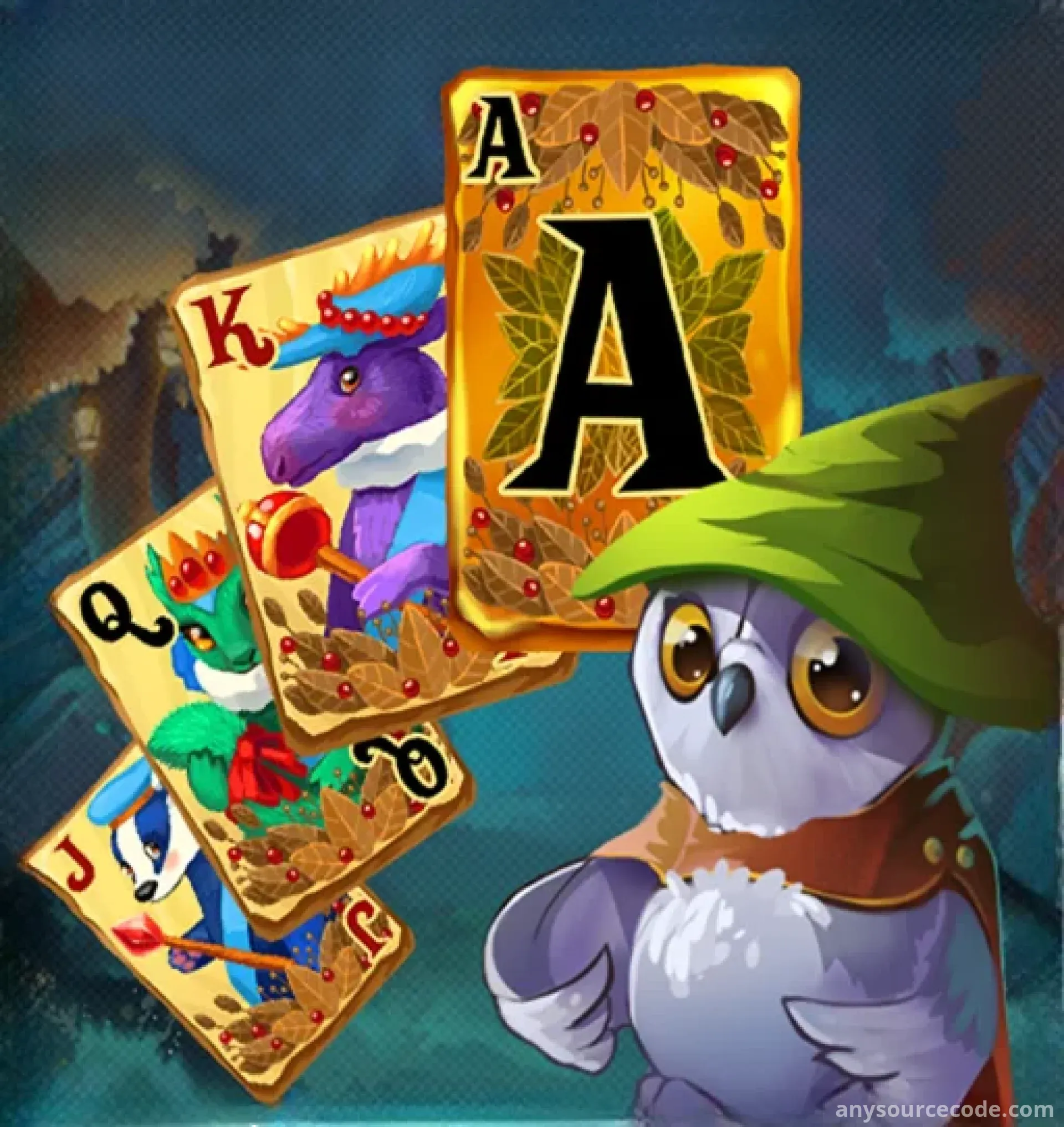 纸牌梦幻森林 - 免费纸牌游戏