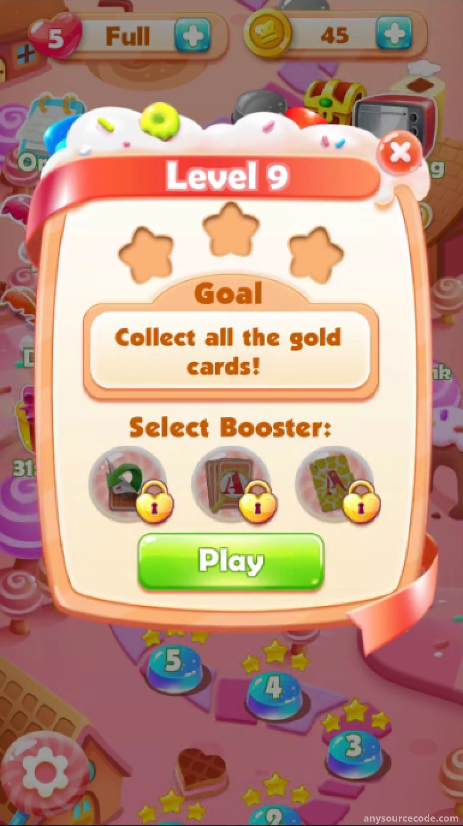 纸牌 TirPeaks：甜品烹饪